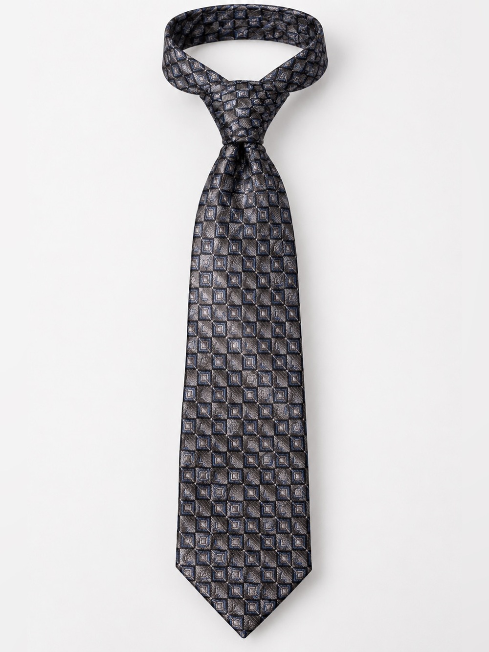 Vintage Pronto-Uomo Men's Geometric Print Tie